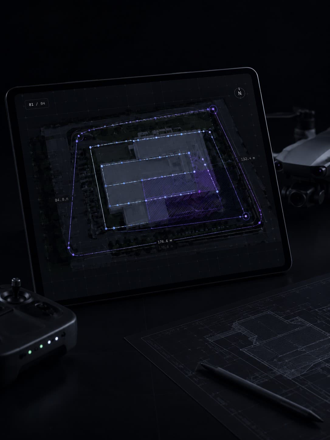 Planning stage for aerial inspection workflow